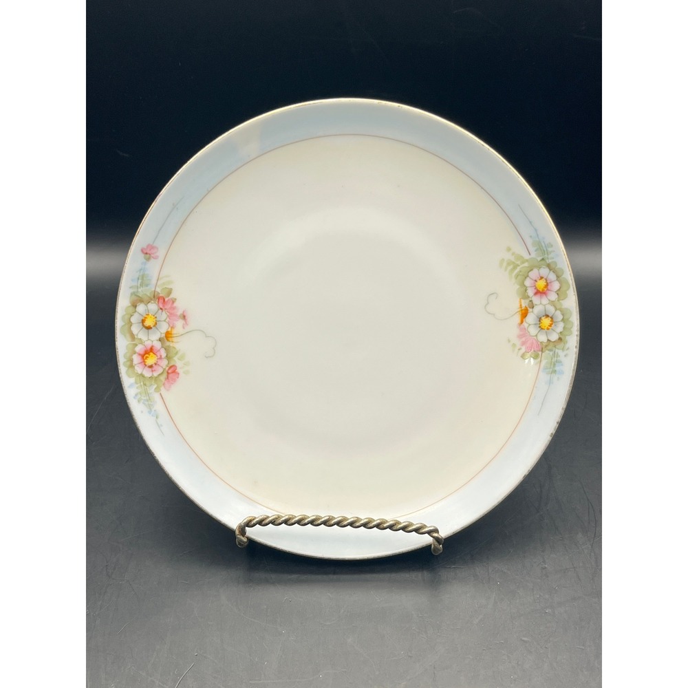 Meito China Hand‎ Painted Floral Plate Japan 6.5" Collectible Dessert Bread 6.5"